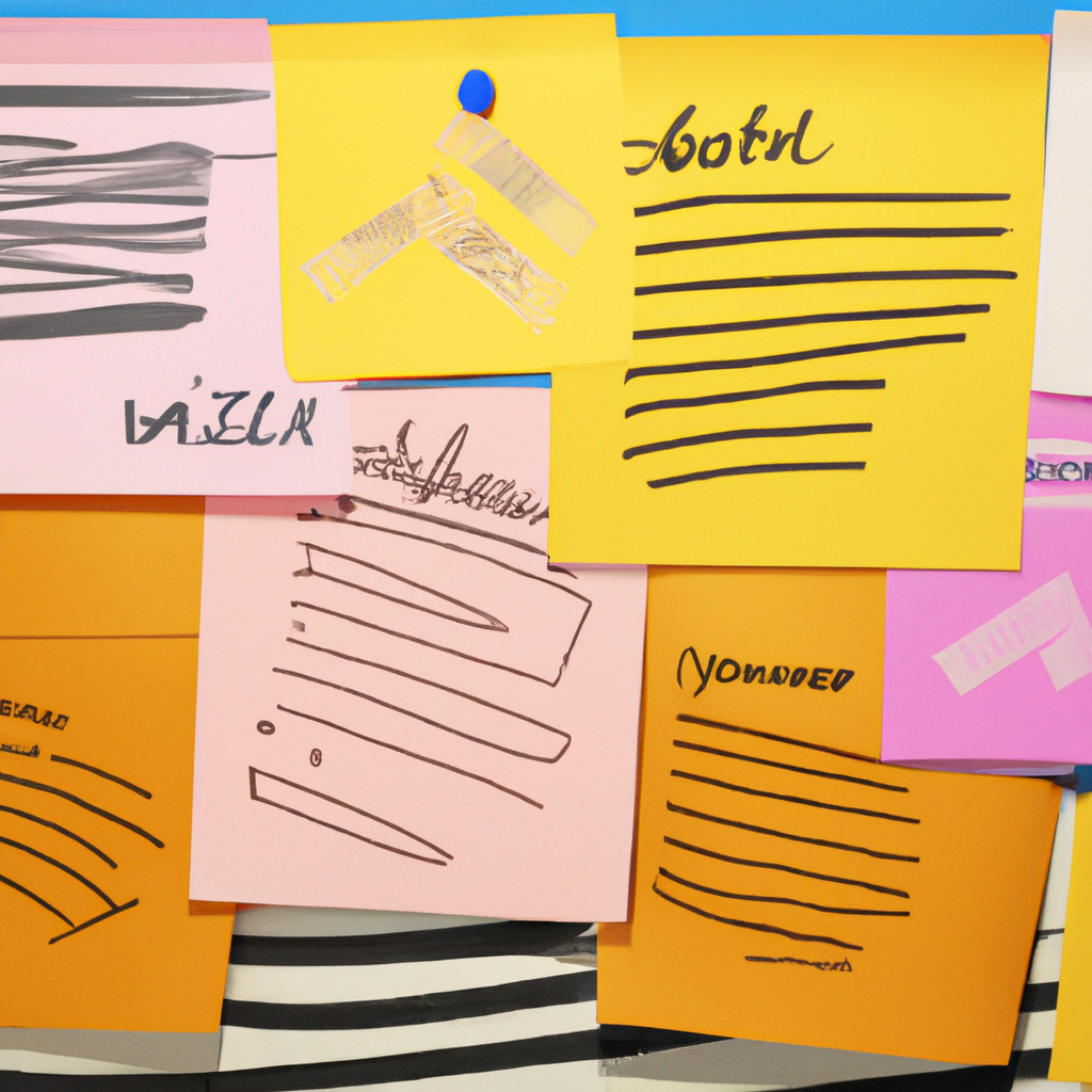 Coach giving constructive feedback with post-its on a glass wall in soft daylight